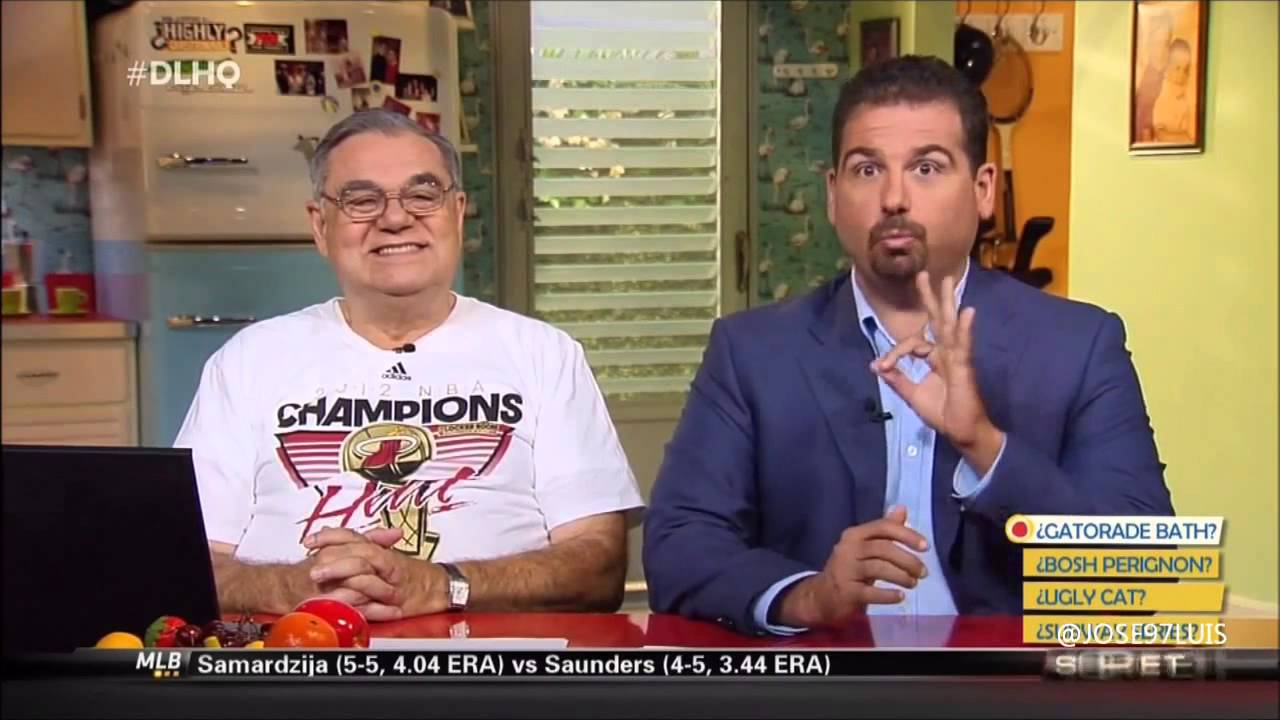 Dan LeBatard is Highly Questionable 2012 NBA Champions Miami Heat   YouTube