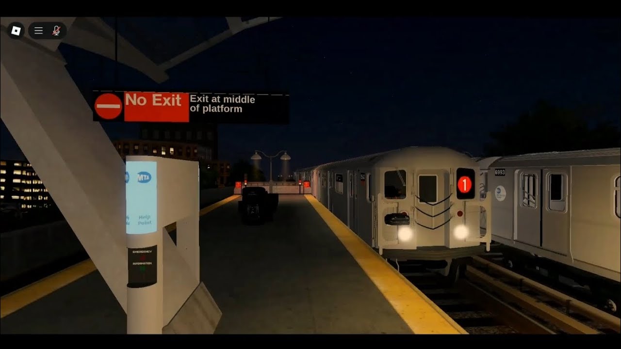 Overhaul Update NYC Subway Automated: (1)(2) Train action @ Rector Street