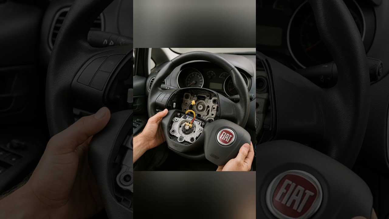 Fiat Linea direksiyon ve airbag sökümü