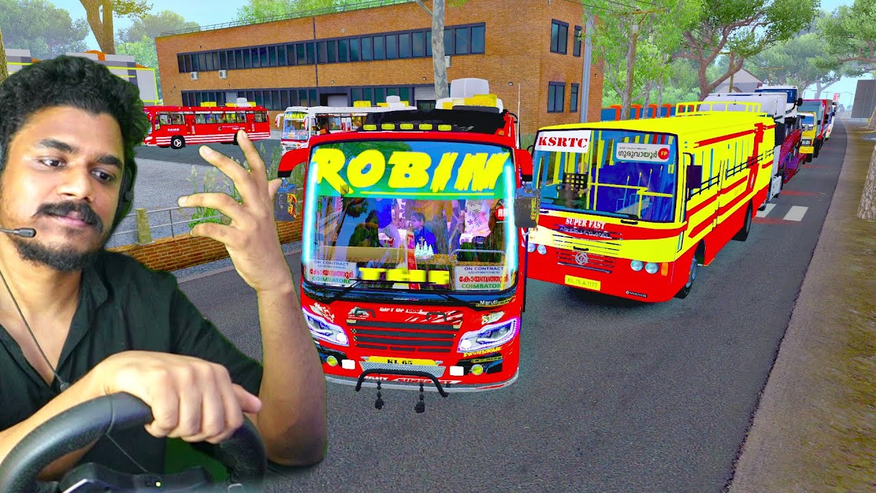 ROBIN BUS VS KSRTC MVD പിടിക്കുമോ 🔥 😮 Maalbro Gaming