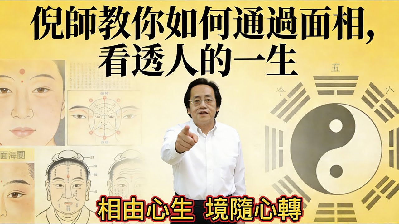 倪師揭秘面相藏匿的密碼，看完真的恍然大悟。#命理解析#倪海廈#天幹地支#人生轉運#流年運勢#易經#國學智慧 #taiwan