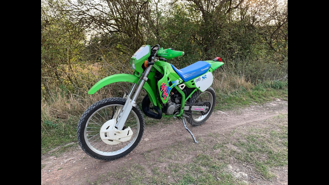 Kawasaki 125 KDX Quick ride !!! No music