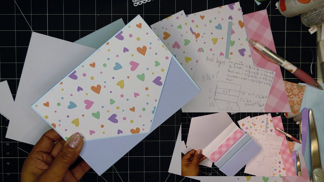 Designing a Loaded "Envelope" for the Next Swap! My Process of Coming Up with Numbers & Mat Layering