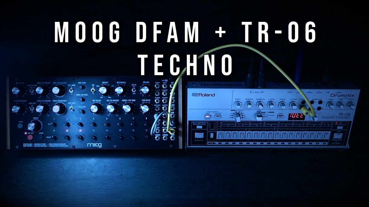 moog DFAM TECHNO + TR-06