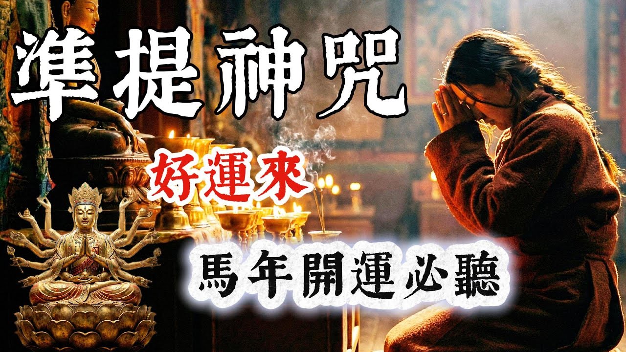 🐴 2026马年开运《准提神咒》佛教音乐｜事业腾飞 马到成功｜每日一遍 所求皆遂 | 準提神咒 108 Cundhi Dharani Mantra