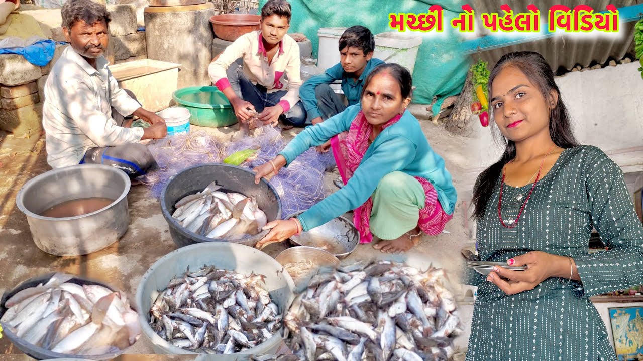 આજે તો અમારે કેટલી બધી મચ્છી આવી