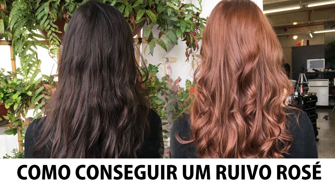 COMO CONSEGUIR UM RUIVO ROSÉ