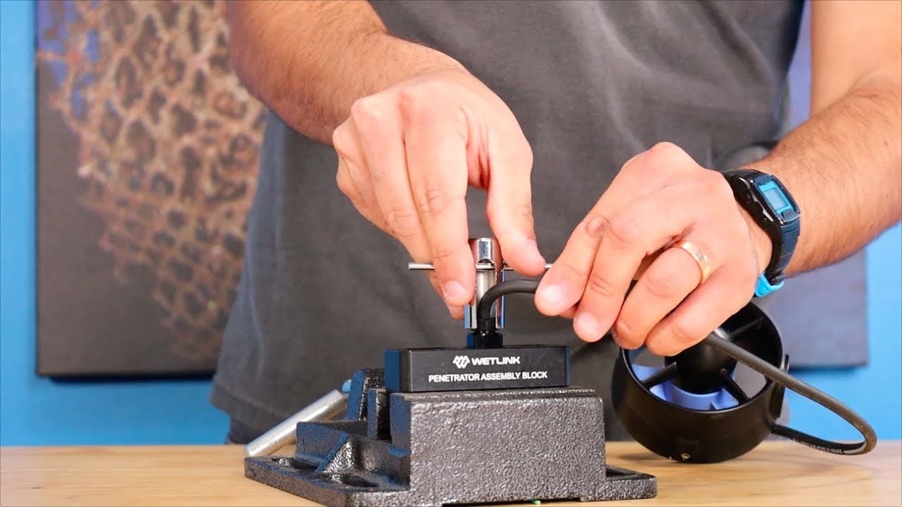 Blue Robotics Tutorial: Installing a WetLink Penetrator