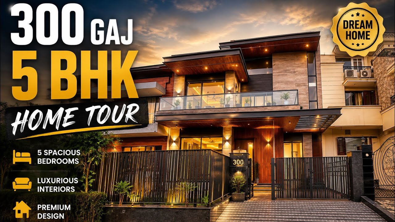 Inside a Modern Design Brand New 300 Gaj House With 5 BHK & Luxury Interior | House Sale in Mohali