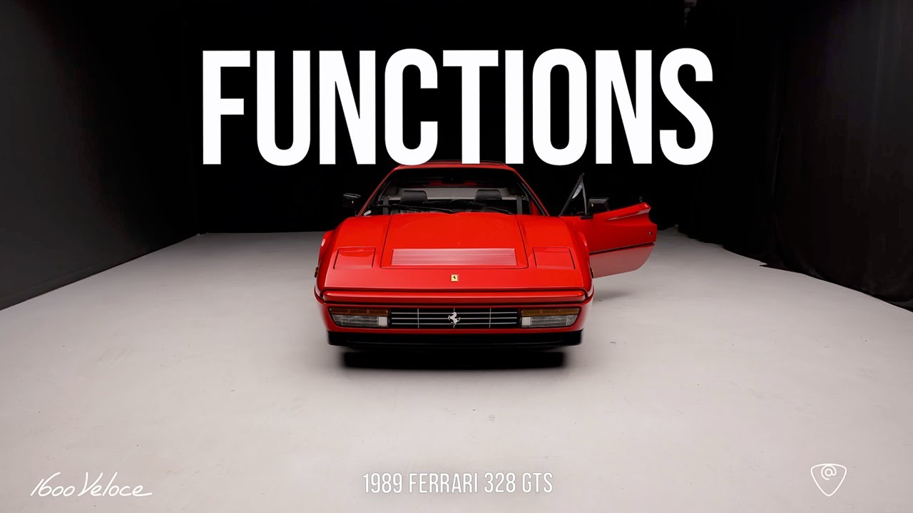 1989 Ferrari 328 GTS | Functions
