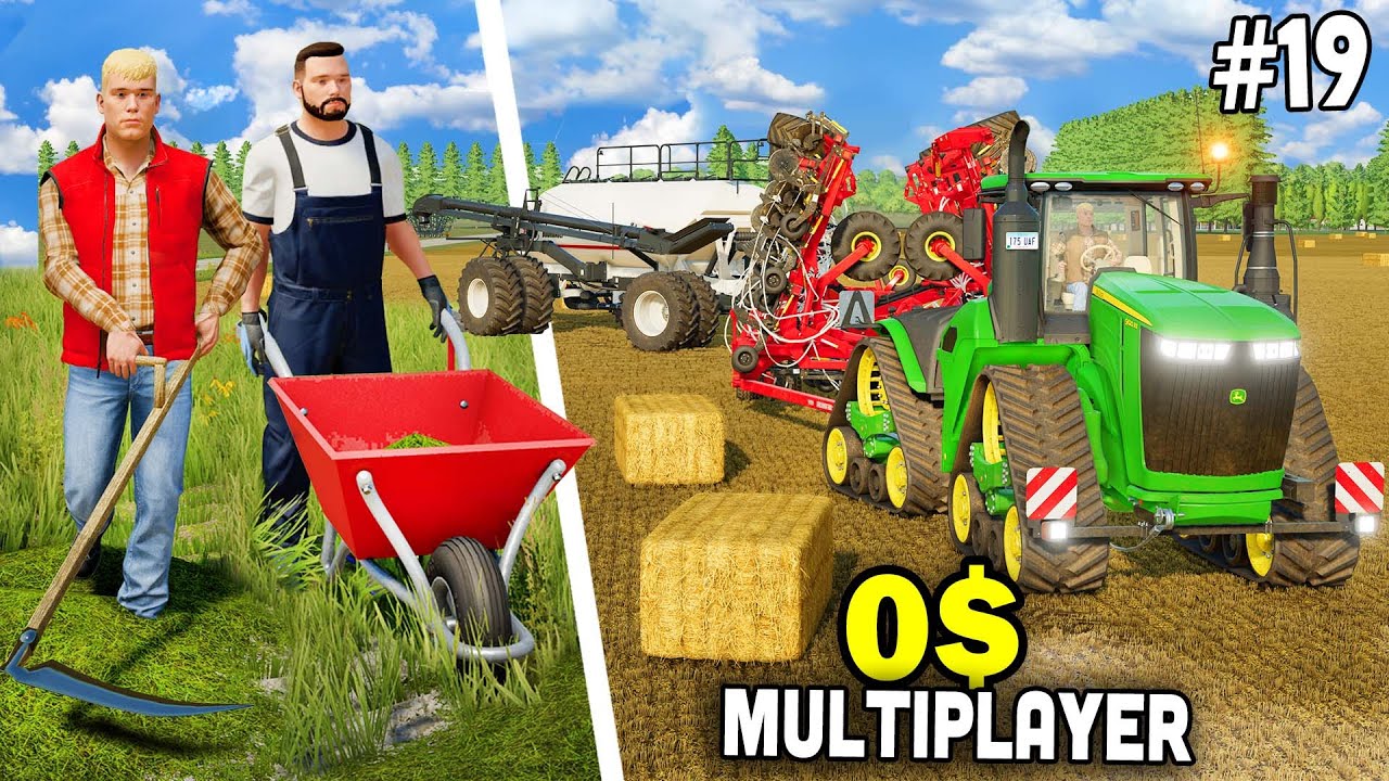 МЕГА ФЕРМА с 0$ на плоской карте с @FarmingGenius 👉 #19