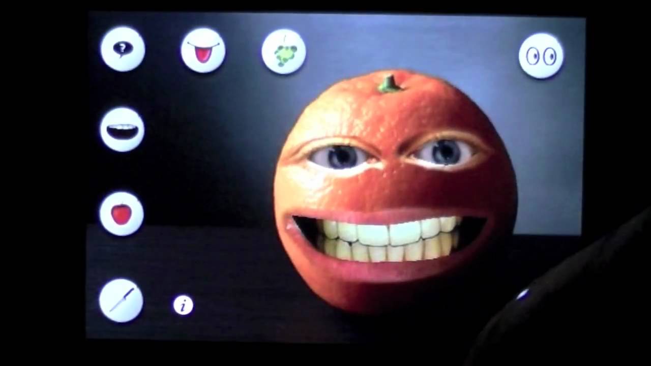 Раздражающее видео приложения «Говорящий апельсин» для iPhone CrazyMikesapps.com