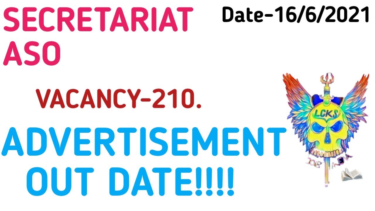 SECRETARIAT ASO RECRUITMENT 2021.# Aso notifications 2021.#ossc#opsc#aee#je.
