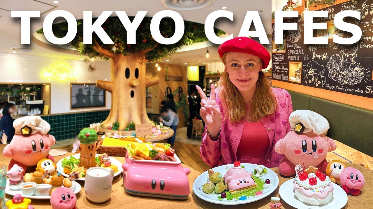 TOP 5 CHARACTER CAFES IN TOKYO - Kirby Cafe, Pokémon Cafe, Pompompurrin Cafe, & more
