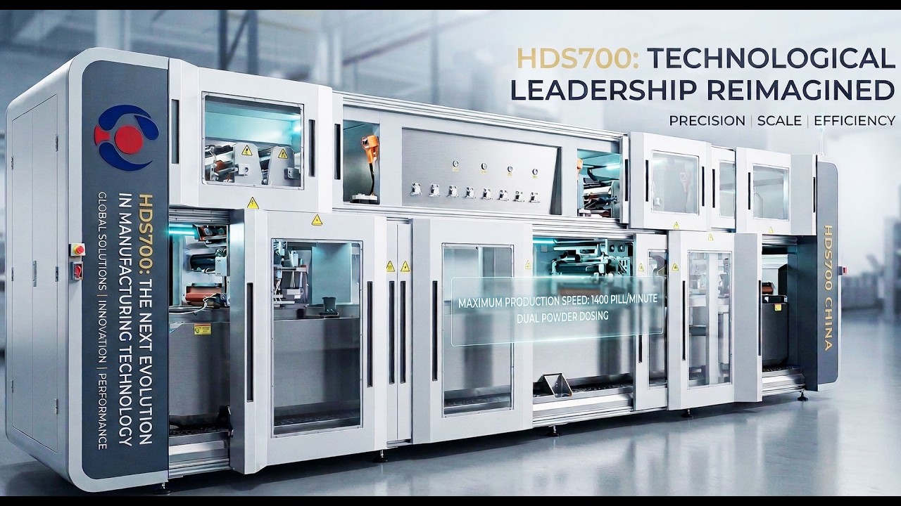 HDS700 Dual powder high speed water soluble pods forming machine|Unimasses