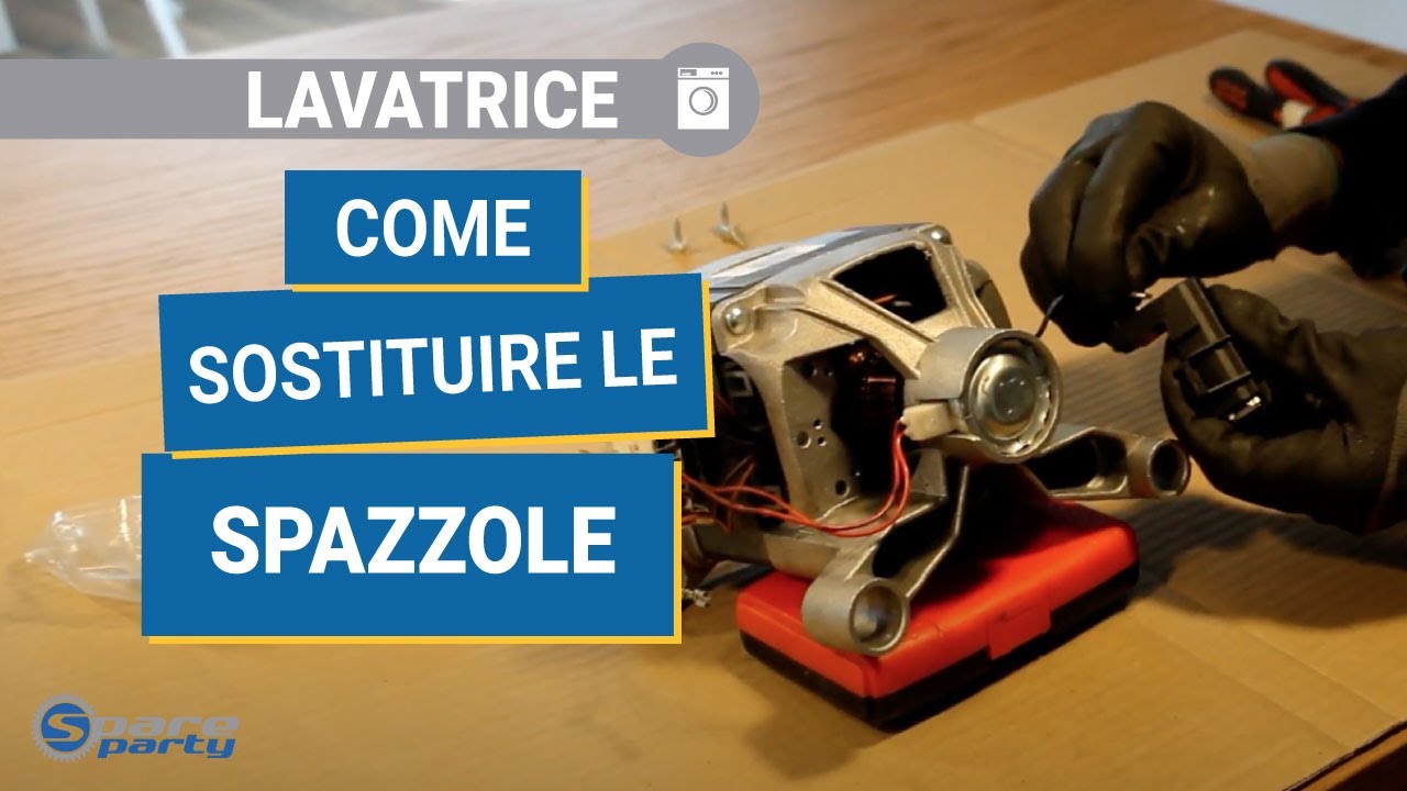 Come sostituire le spazzole della lavatrice - tutorial per cambiare i carboncini della lavatrice