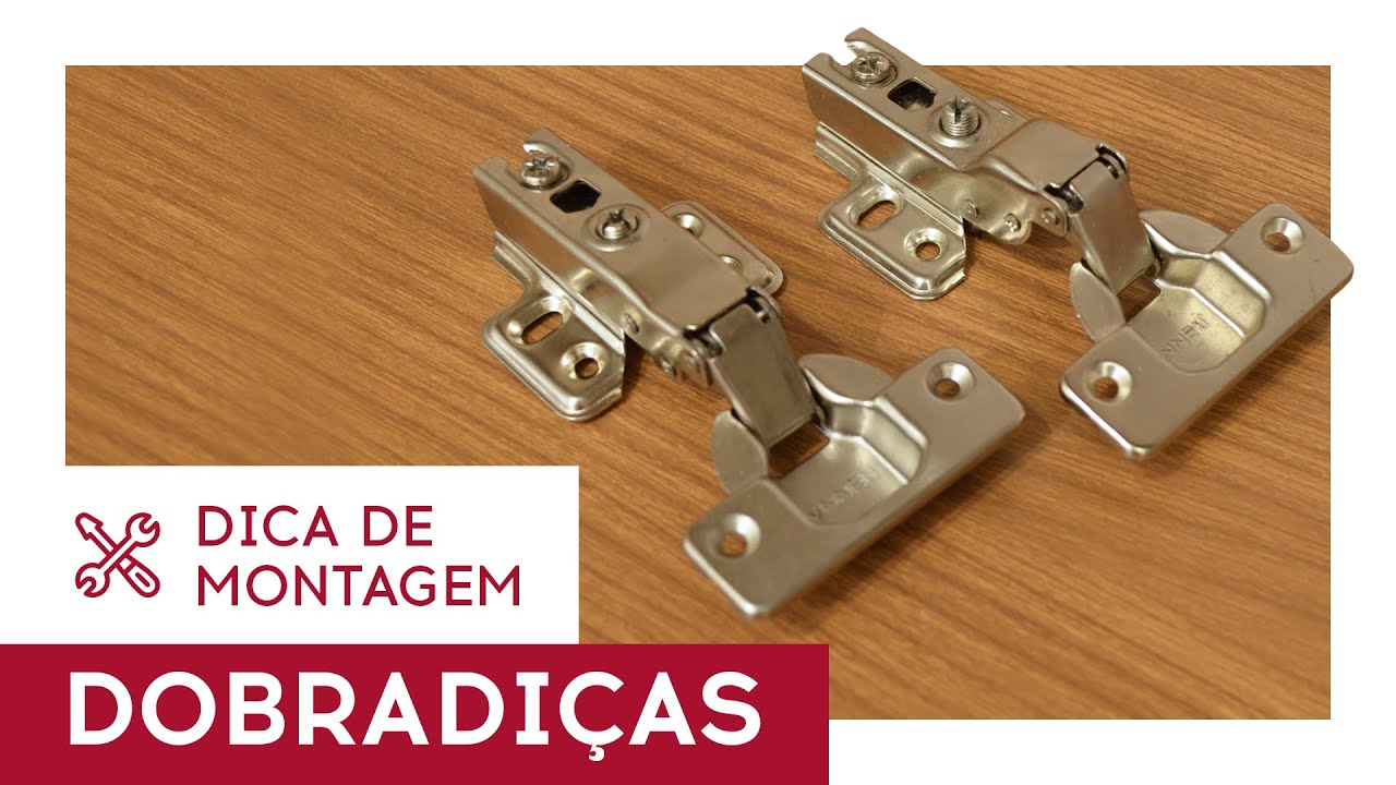 Como COLOCAR dobradi&ccedil;a e regular as portas: passo a passo!