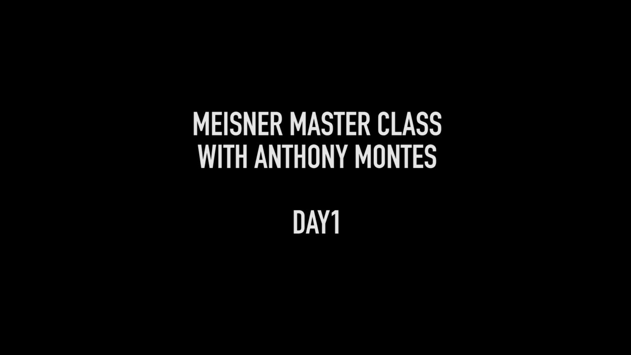 2nd Workshop - Meisner Technique at the Paris Film Academy - Day 1
