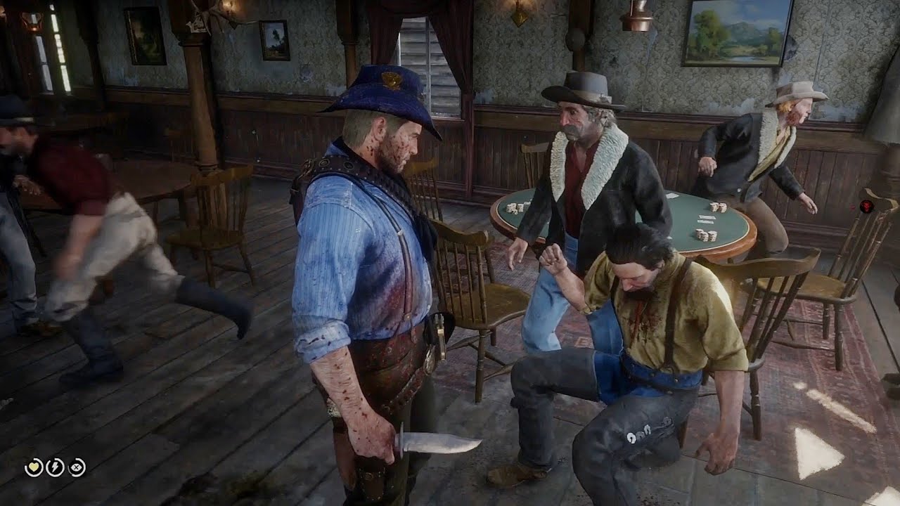 There's a Rare Brutal Knife Kill Animation That you Have never Seen before - Red Dead Redemption 2