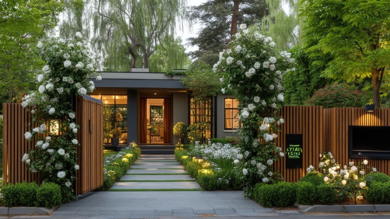 Luxury Look Small Front Yard Designs Trend 2026| Breathtaking Entryways, Garden Gates & Arches