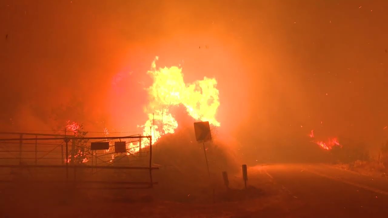 Mountain Fire Continues To Burn In Santa Paula