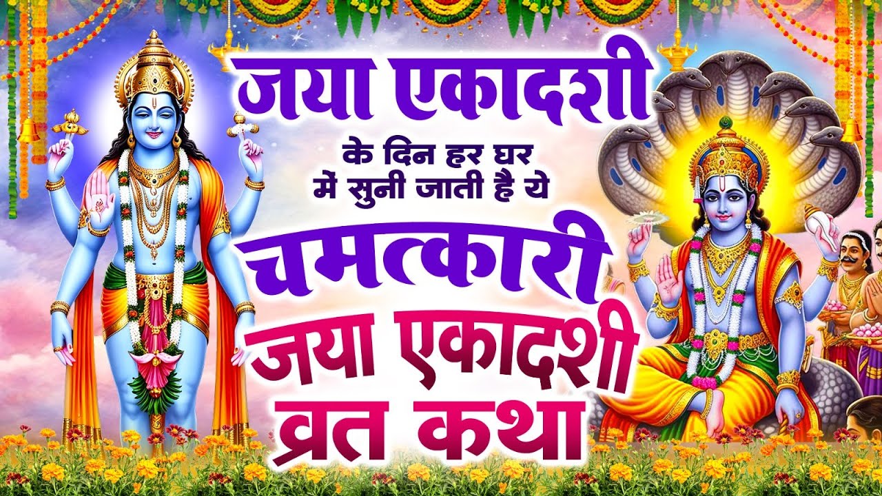 जया एकादशी के दिन हर घर में सुनी जाती हैं यह चमत्कारी जया एकादशी व्रत कथा~Jaya Ekadashi Vrat #Katha