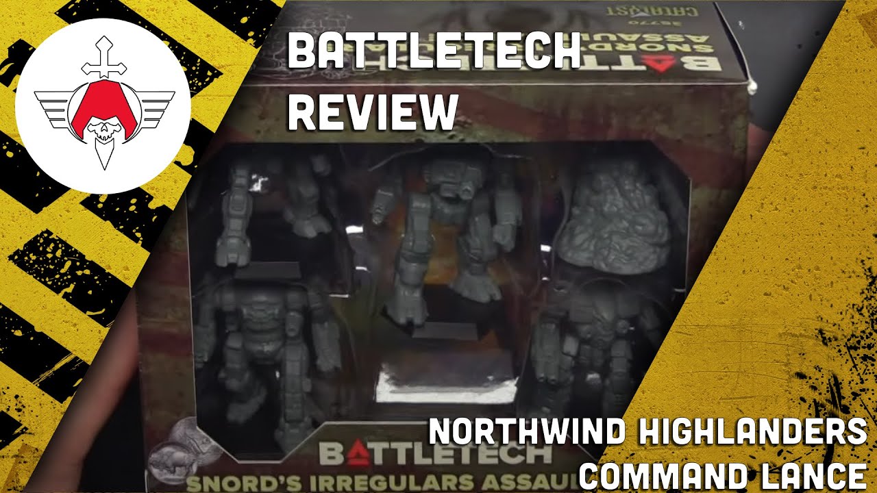 Battletech: Snord's Irregulars Assault Lance Unboxing