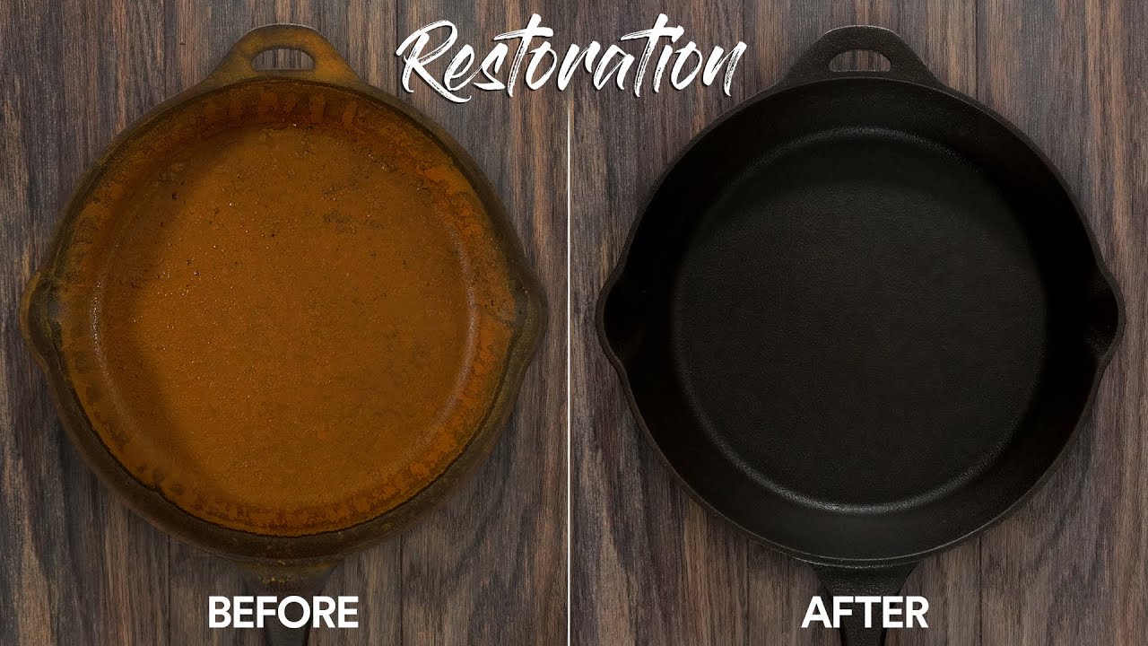 Cast Iron RESTORATION. Why I almost Dry Aged my Nephew!