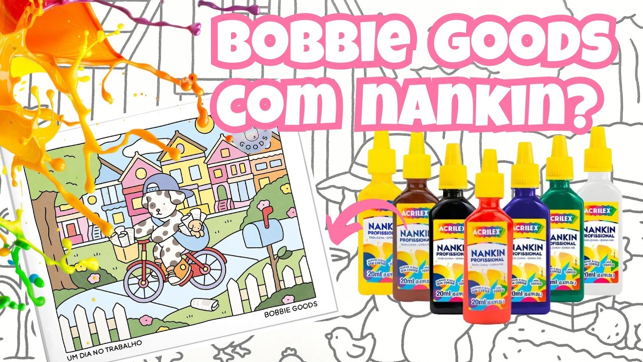 Será que mancha? O efeito do Nankim no livro da BOBBIE GOODS!  (Página: Fazendeira)