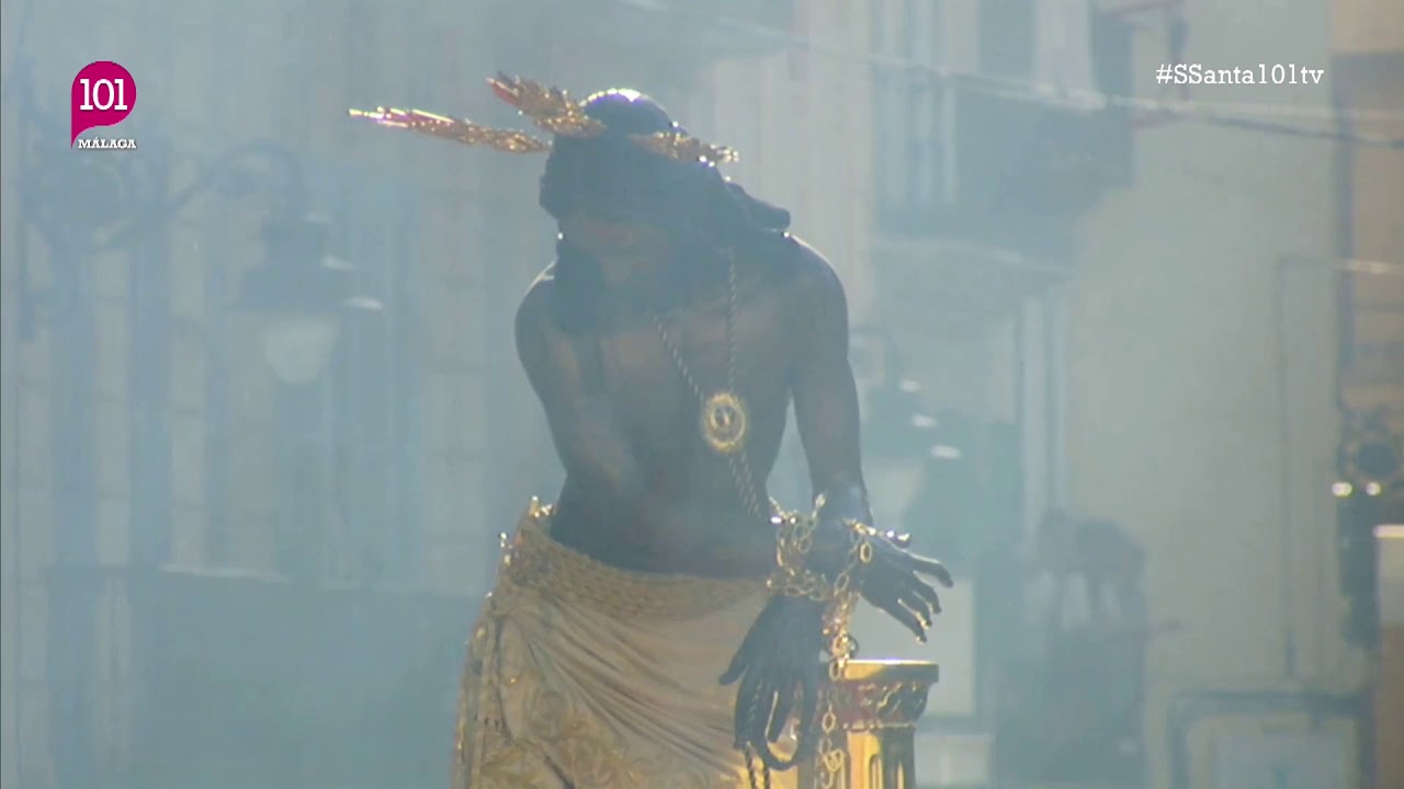 Semana Santa 2019 Málaga | Nuestro Padre Jesús de la Columna pasando por Plaza Constitución | 101tv
