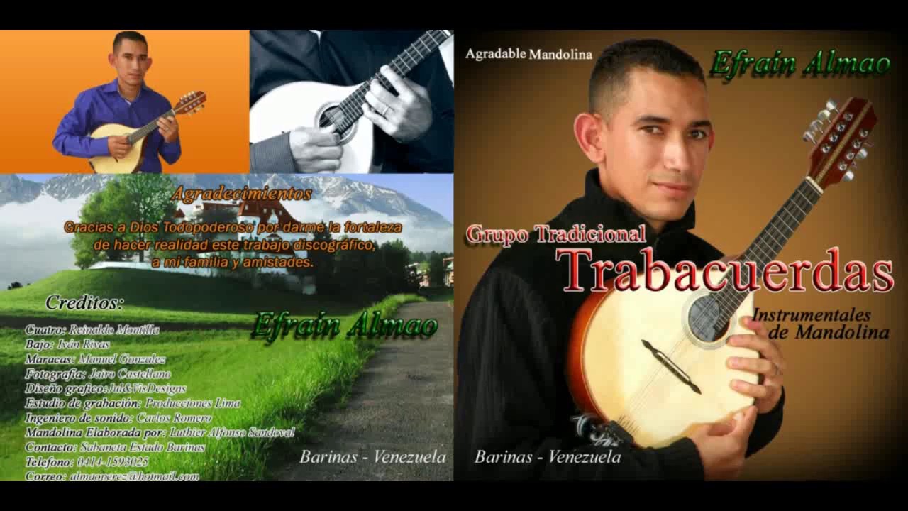 PLUMA Y LIRA/VALS VENEZOLANO MANDOLINA/Interpretado por EFRAIN ALMAO/ ENSAMBLE TRABACUERDAS