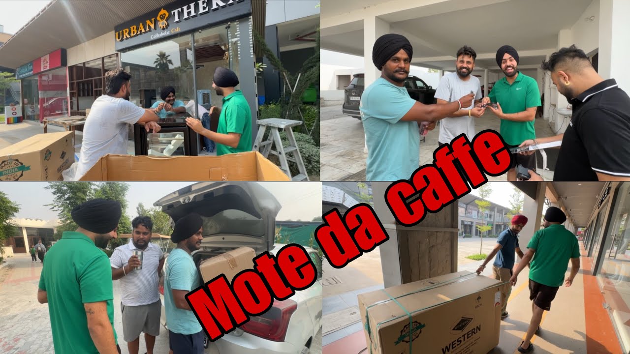 ਮੋਟੇ ਹੁਣਾ ਦਾ ਜਲਦੀ ਖੁਲੇਗਾ cafe॥ ਦੱਸੋ shop ਦਾ review #sandhuhoni22 #comedy