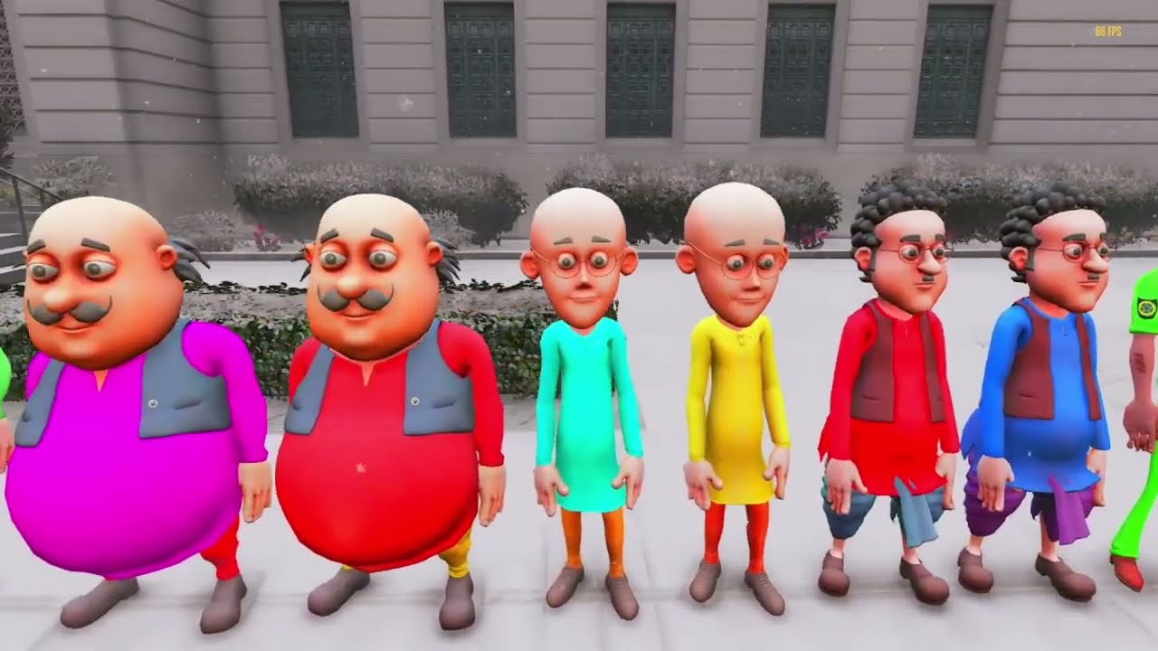 Motu Patlu Playing Secret Hide And Seek Big House In Gta 5 