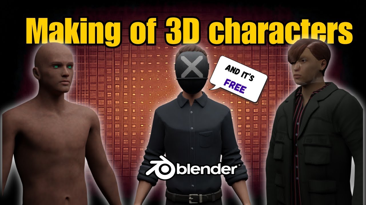 How to make 3D characters in Just One Click! | By Curified79