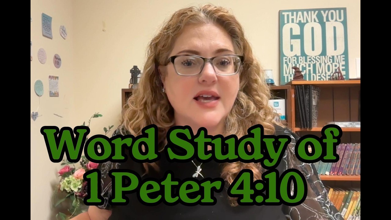 1 Peter 4:10; Day 3 (02/11/26)