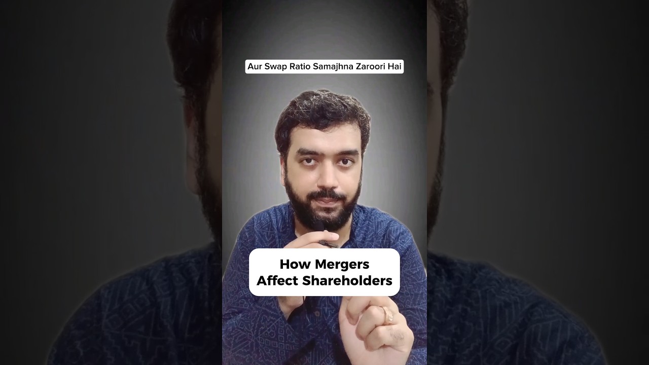 How Mergers Affect Shareholders | M&A Explained with Example #stockmarket #trading