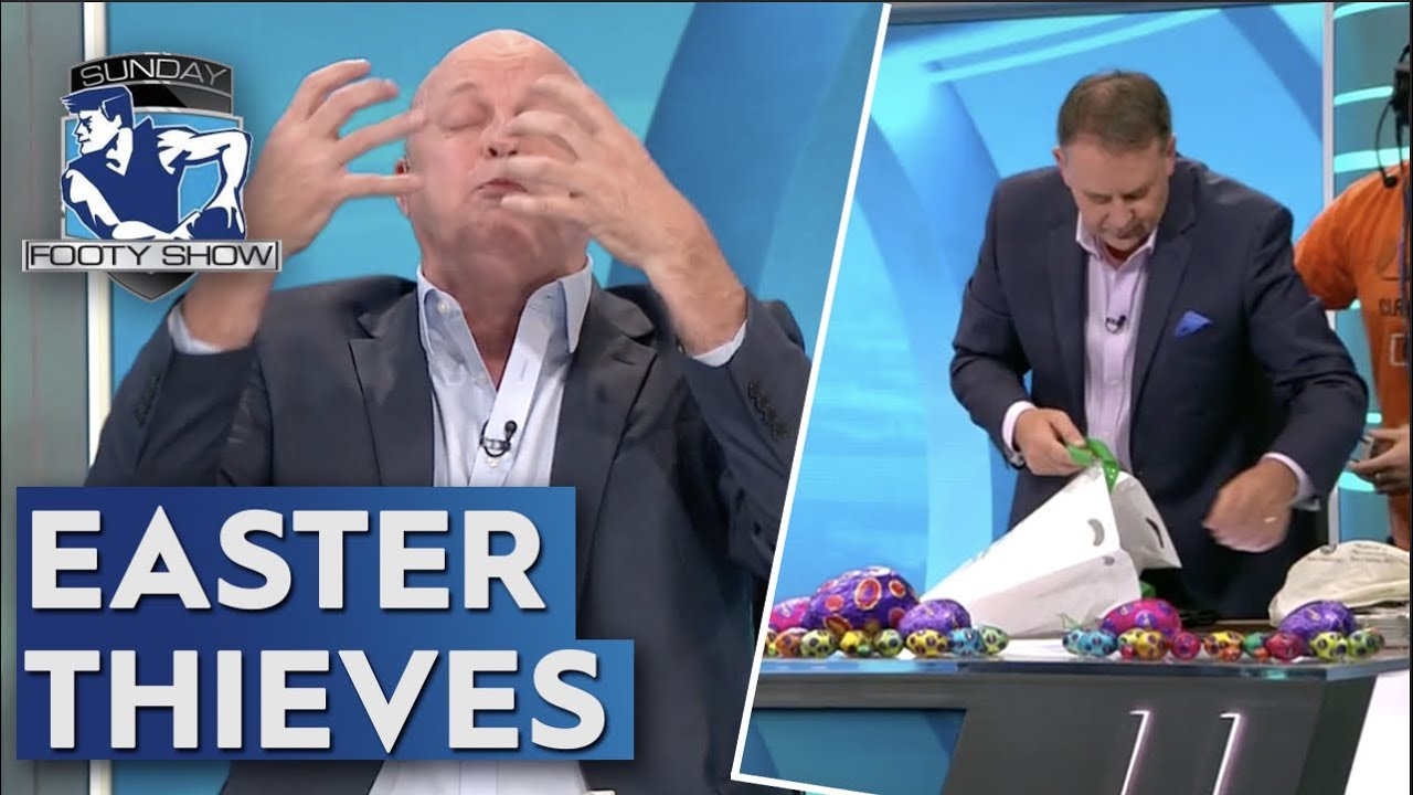 Footy Show panellists busted stealing eggs on hidden camera - Sunday Footy Show | Footy on Nine