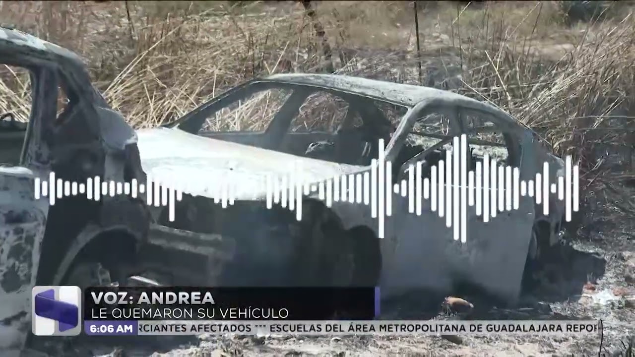 Denuncias por quema de vehículos durante bloqueos en Jalisco