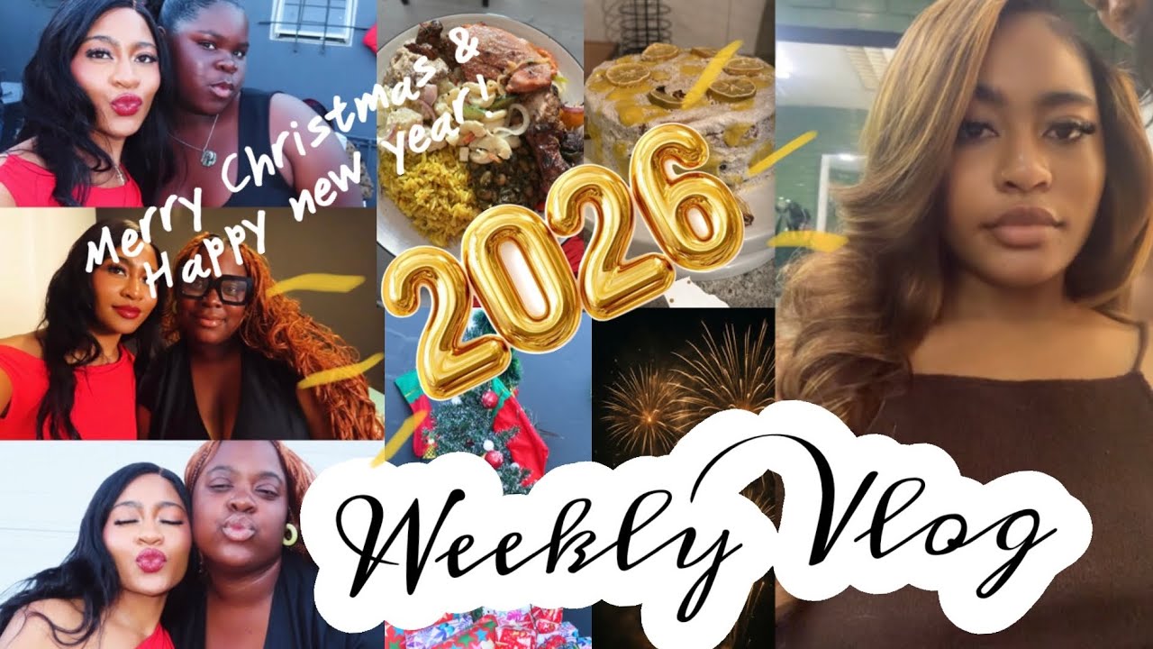 WEEKLY VLOG: Merry Christmas & Happy new year + first time getting a sew in + reflections 