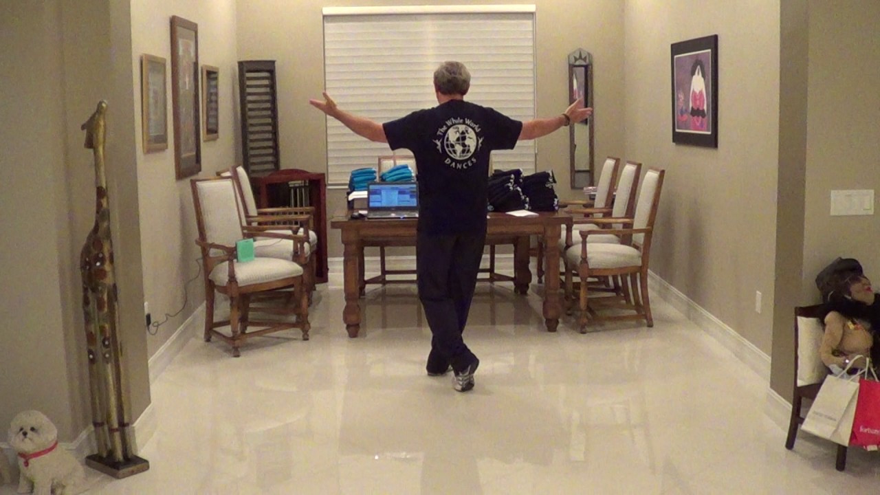 RAINDROPS KEEP FALLING Line Dance Demo & Tutorial   Ira Weisburd
