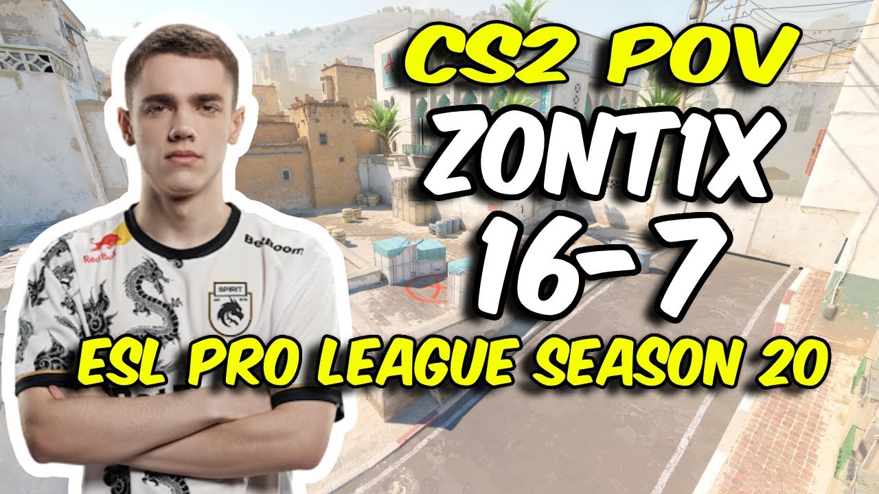 CS2 POV | Spirit zont1x (16/7) vs Imperial (Dust2) @ ESL Pro League Season 20
