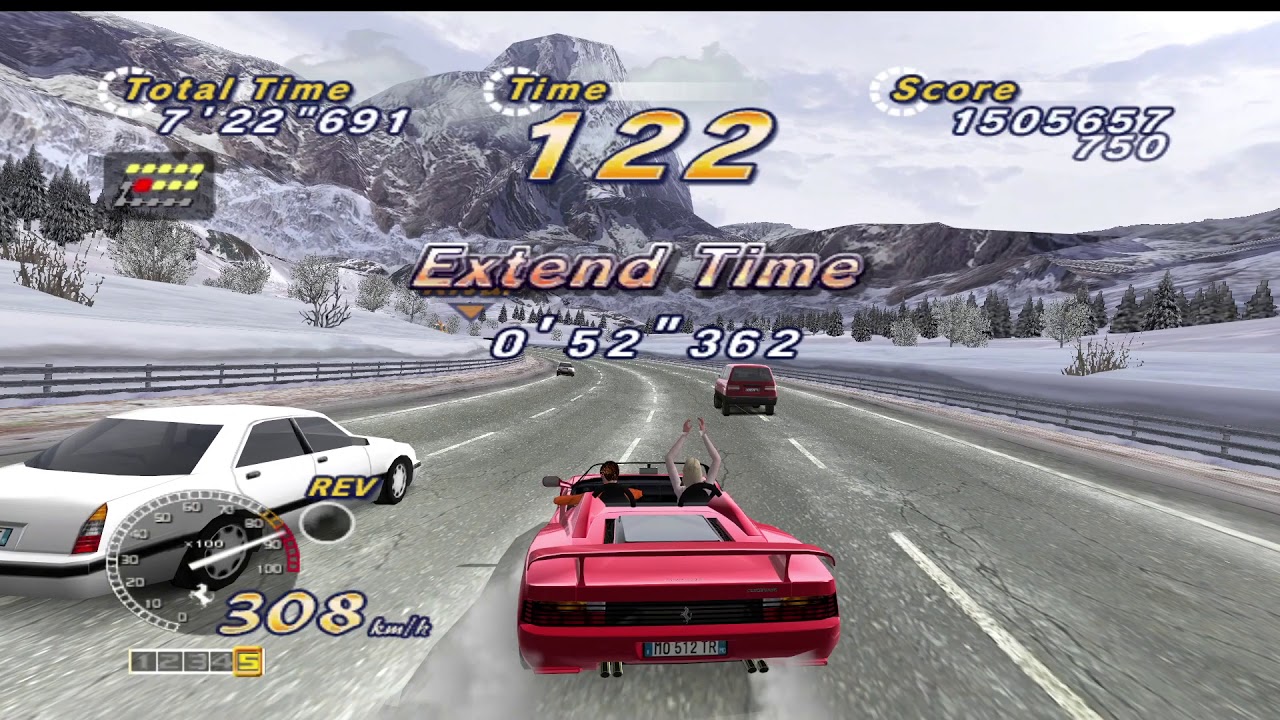 OutRun 2006 Coast 2 Coast 15 Stage Continuous Mode (Magical Sound Shower)