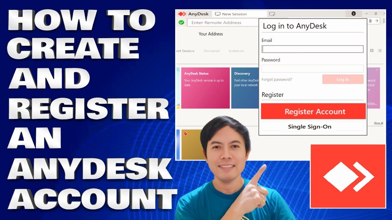 How To Create and Register an Anydesk Account Full Guide For Beginners 2025