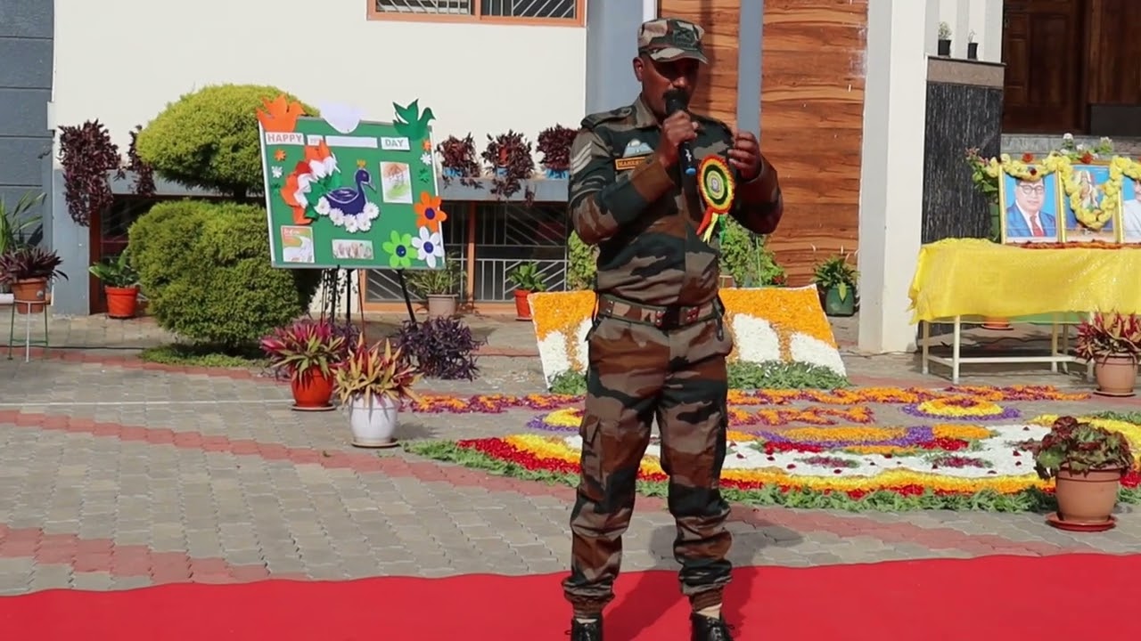77th Republic Day Celebration. St. Maria De Mattias School, Srirampura, Mysuru😊