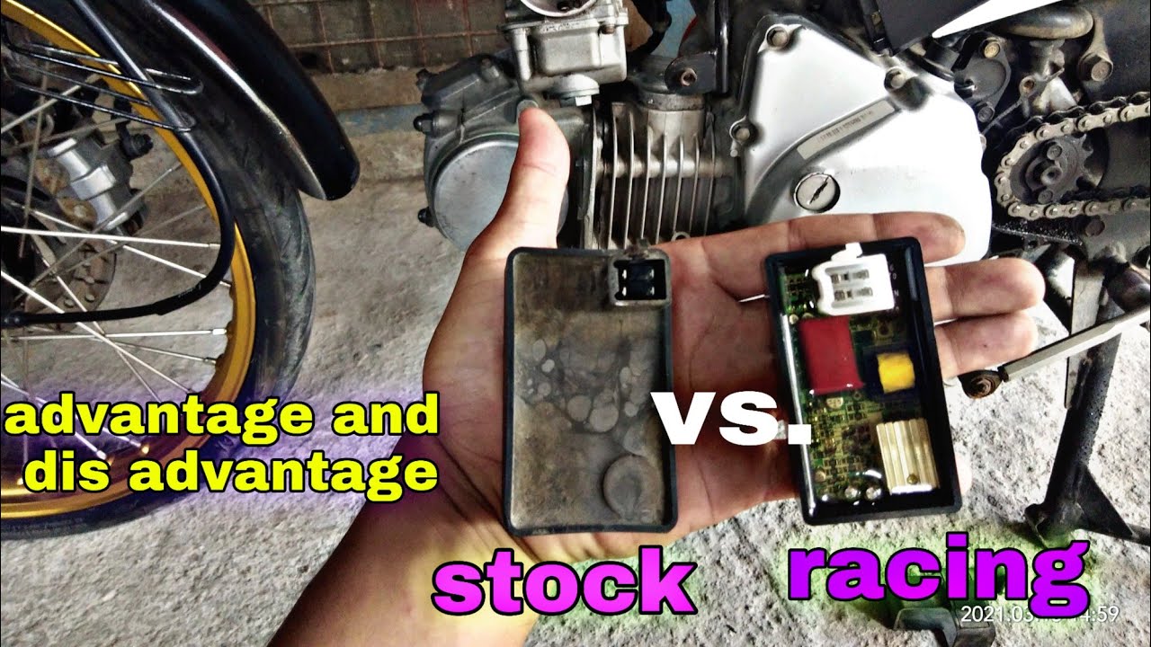 stock CDI vs. Racing CDI test run with GPS test