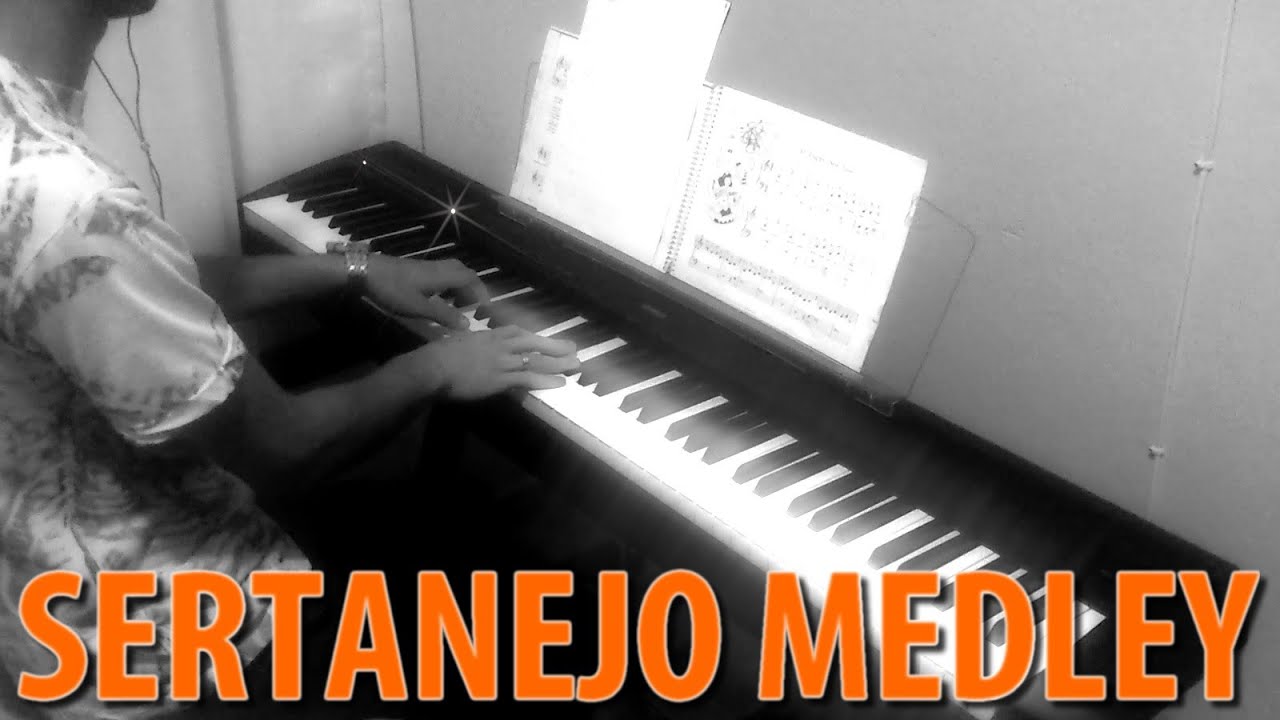 Introdução de músicas românticas (Sertanejo Universitário Medley) no Piano