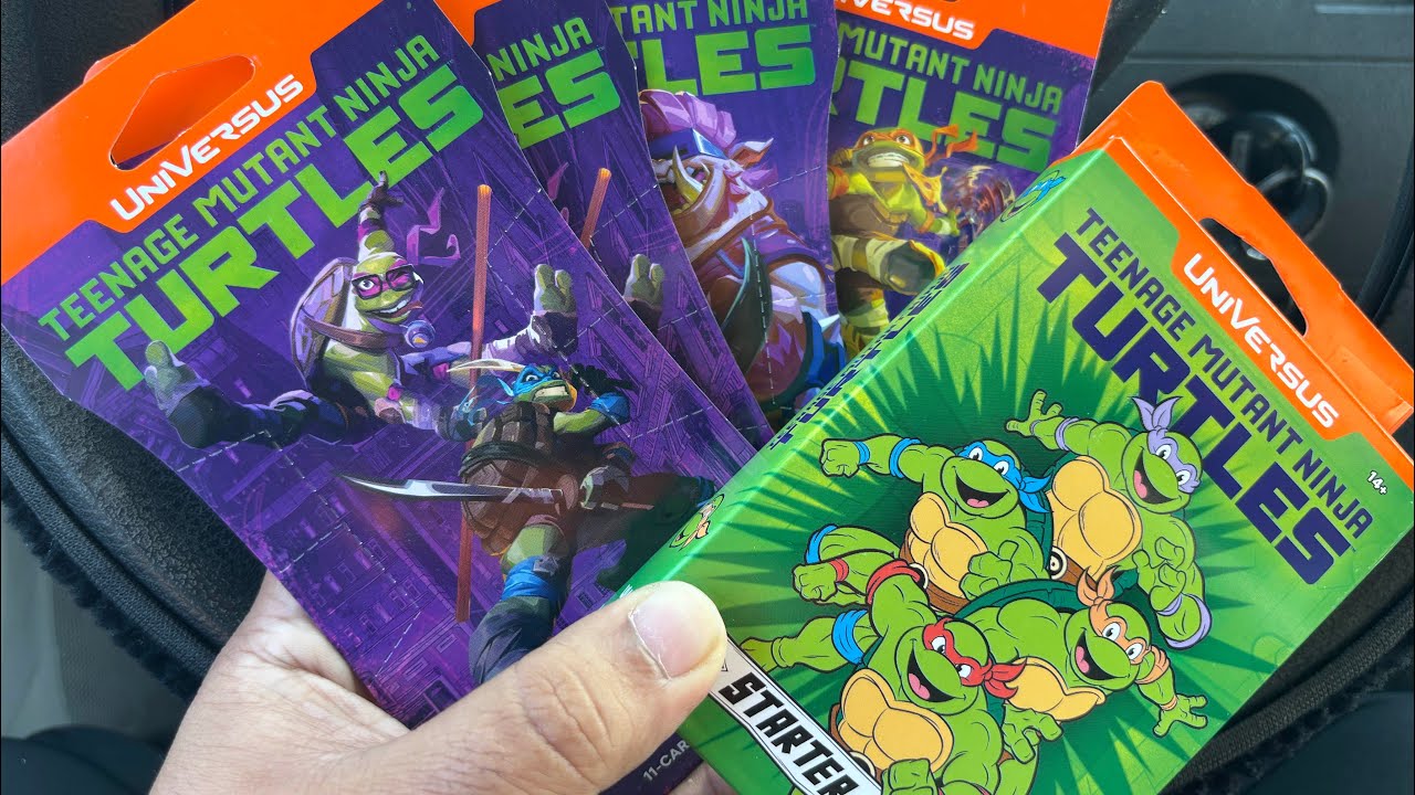 Universus TMNT Starter Deck & Pack Rips! Ooze, Character Alt?!