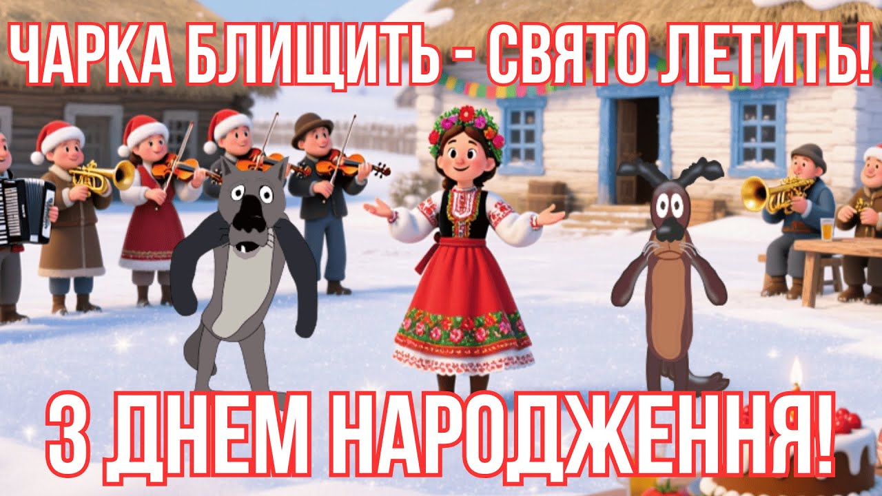 🥃 ЧАРКА БЛИЩИТЬ — СВЯТО ЛЕТИТЬ! ✨ З ДНЕМ НАРОДЖЕННЯ! 🎂