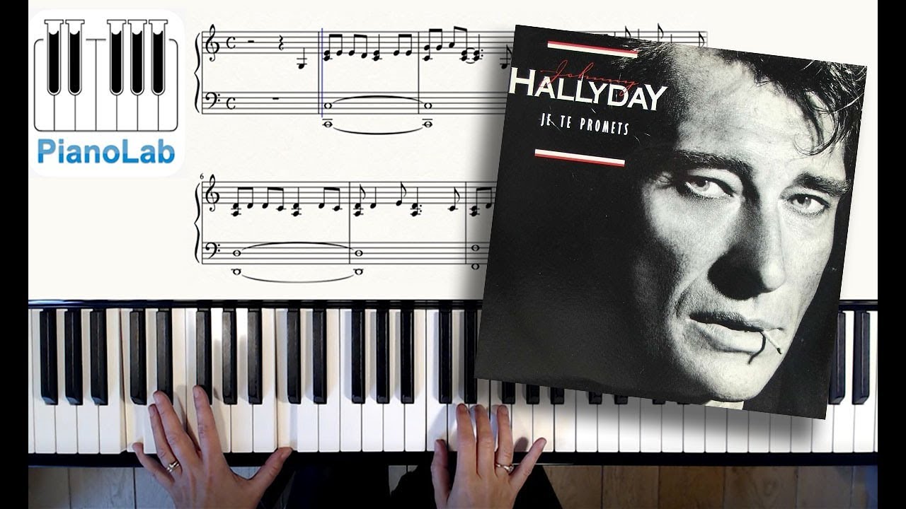 Je te promets - Piano avec partition vit. 50%
