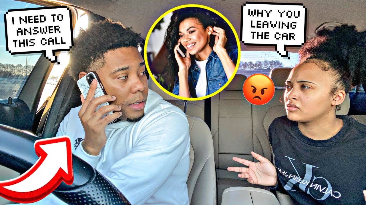 Getting A Call From A Woman Then Leaving The Car!